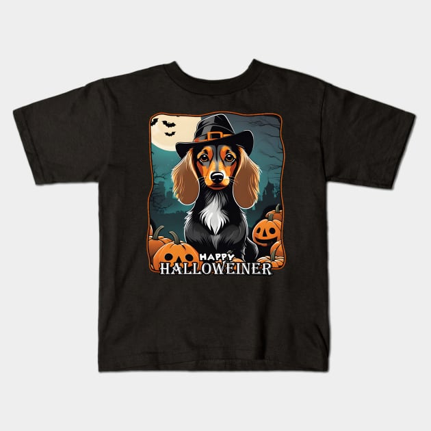Halloweiner 3 Kids T-Shirt by DNT Designs